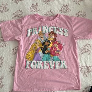 Disney Pink Princess Kids T-Shirt size 6/6X. Excellent condition